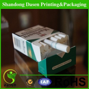 caja de cigarrillos personalizado / Caja de cartón de cigarrillos / caja de almacenamiento de cigarrillos